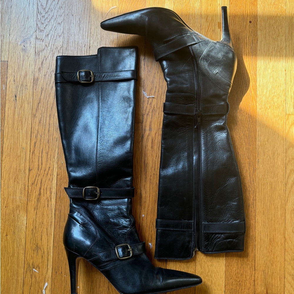 Vintage Manolo Blahnik black boots
